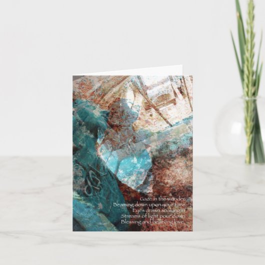 Zwei Schwestern Segen des Lichts und der Liebe Karte (Vorderseite)