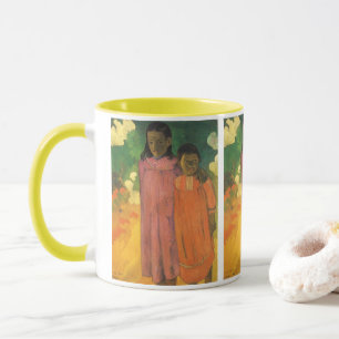Zwei Schwestern von Paul Gauguin, Vintage Fine Art Tasse
