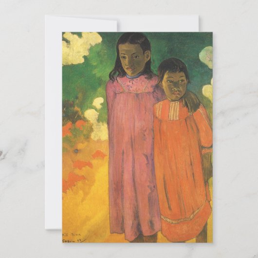 Zwei Schwestern von Paul Gauguin, Vintage Kunst (Vorderseite)