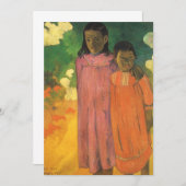 Zwei Schwestern von Paul Gauguin, Vintage Kunst (Vorne/Hinten)