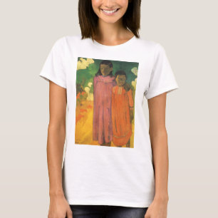Zwei Schwestern von Paul Gauguin, Vintage Kunst T-Shirt