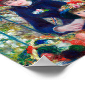 Zwei Schwestern von Pierre-Auguste Renoir Poster (Ecke)