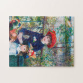 Zwei Schwestern von Pierre-Auguste Renoir Puzzle (Horizontal)