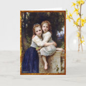 Zwei Schwestern zum Geburtstag Karte (Gelbe Blume)