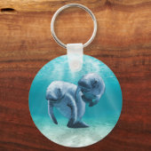 Zwei Schwimmbecken Schlüsselanhänger (Vorderseite)