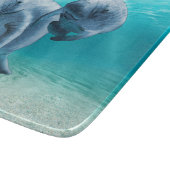 Zwei Schwimmbecken Schneidebrett (Ecke)