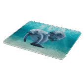 Zwei Schwimmbecken Schneidebrett (Ecke)