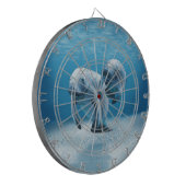 Zwei schwimmende Manatis Dartscheibe (Vorderseite Links)