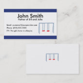 Zwei Schwingen-Elternteil-Telefonkarte Telefonnummerkarte (Vorne/Hinten)