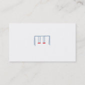 Zwei Schwingen-Elternteil-Telefonkarte Telefonnummerkarte (Rückseite)