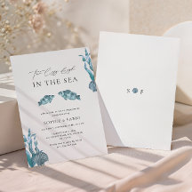 Zwei "Sea Monogram Engagement Party" für weniger F