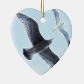 Zwei Seemöwen Keramikornament (Rechts)