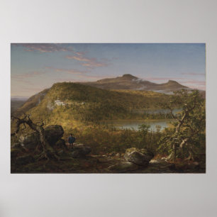 Zwei Seen & Mountain House — Thomas Cole Poster