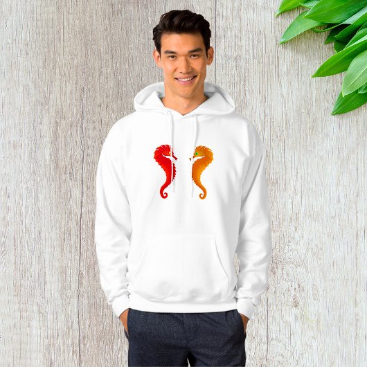 Zwei Seepferde Sea Life Hoodie