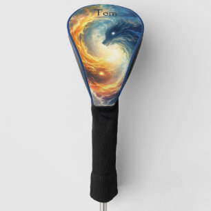 Zwei Seeungeheuer jagen sich gegenseitig, Fantasie Golf Headcover