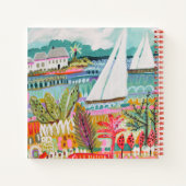 Zwei Segelboote Notizblock (Rückseite)