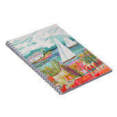 Zwei Segelboote Notizblock (Rechte Seite)