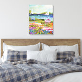 Zwei Segelboote und Hütte Leinwanddruck (Insitu (Schlafzimmer))