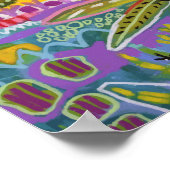 Zwei Segelboote und Hütte Poster (Ecke)