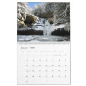 Zwei-Seite, großer Kalender - Hocking Hügel 2016 (Jan 2027)