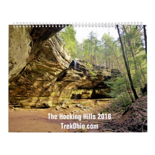 Zwei-Seite, großer Kalender - Hocking Hügel 2016 (Titelbild)