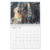 Zwei Seite, kleiner, weißer Kalender (Feb 2026)