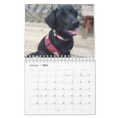 Zwei Seite, kleiner, weißer Kalender (Jan 2026)