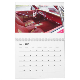Zwei Seite, Medium, Prostraßen-Dodge des weißen Kalender