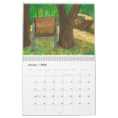 Zwei Seite, Medium, weißer Kalender (Jan 2026)