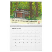 Zwei Seite, Medium, weißer Kalender (Feb 2027)