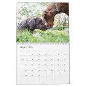 Zwei Seite, Medium, weißer Kalender (Mär 2026)