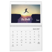 Zwei Seiten 2025 Kalender (Mär 2027)