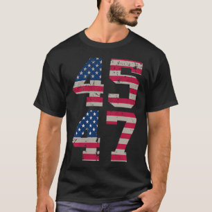(Zwei Seiten) 45 47 Trump besser abdecken als 5g T T-Shirt