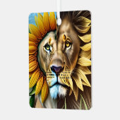 Zwei Seiten der Liebe-Triptychon Ornament Aus Metall (Vorderseite links)