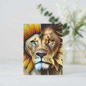 Zwei Seiten der Liebe-Triptychon Postkarte (Stehend Vorderseite)