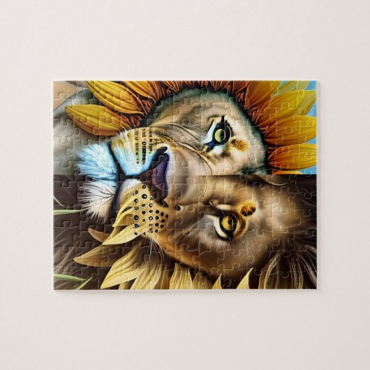 Zwei Seiten der Liebe-Triptychon Puzzle (Horizontal)