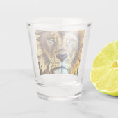 Zwei Seiten der Liebe-Triptychon Schnapsglas (Rückseite)