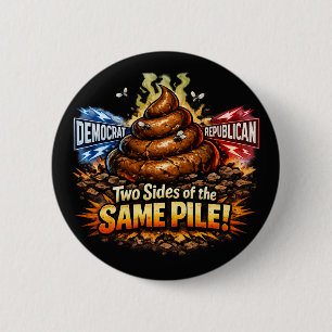 Zwei Seiten derselben Medaille Button