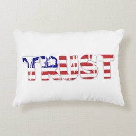 Zwei Seiten Designs mit patrouillischer amerikanis Dekokissen