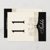 Zwei Seiten Elfenbeinküste und Schwarze Tischnumme Postkarte (Vorne/Hinten)