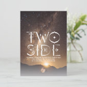 Zwei Seiten Feiertagskarte (Stehend Vorderseite)