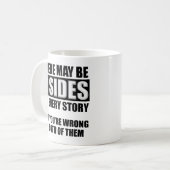 Zwei Seiten Funny Mug Kaffeetasse (Vorderseite Links)