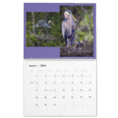 Zwei Seiten großer Kalender, weiß Kalender (Mär 2026)