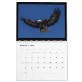 Zwei Seiten großer Kalender, weiß Kalender (Feb 2027)