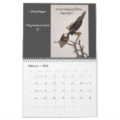 Zwei Seiten großer Kalender, weiß Kalender (Feb 2026)