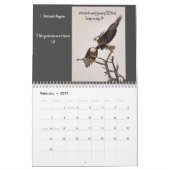 Zwei Seiten großer Kalender, weiß Kalender (Feb 2027)
