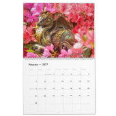 Zwei Seiten großer Kalender, weißer Kalender (Feb 2027)