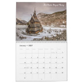 Zwei Seiten großer Kalender, weißer Kalender (Jan 2027)