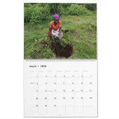 Zwei Seiten LargeCalendar, weiß Kalender (Mär 2026)