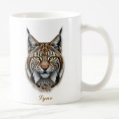 Zwei-Seiten-Lynx-Kaffee-Tasse Kaffeetasse